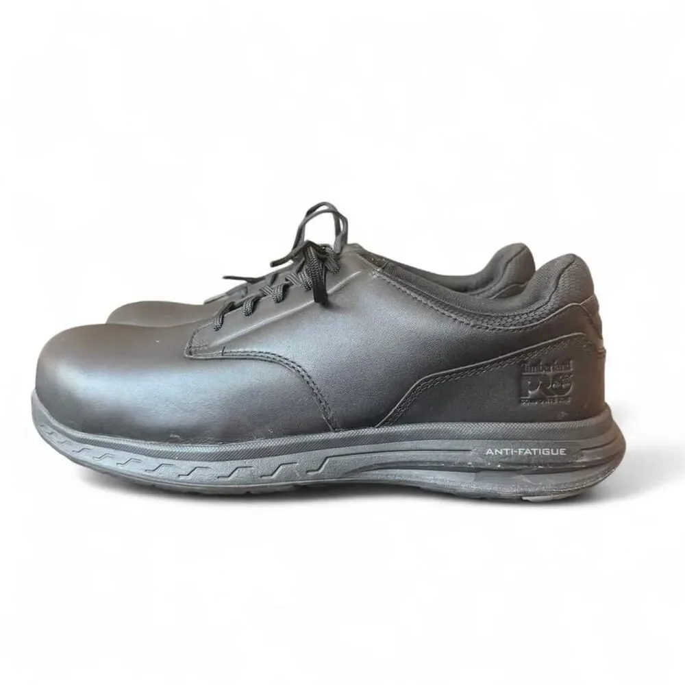 Timberland PRO Drivetrain Men’s Size 12 CompToe Work Shoes Black Anti-Fatigue